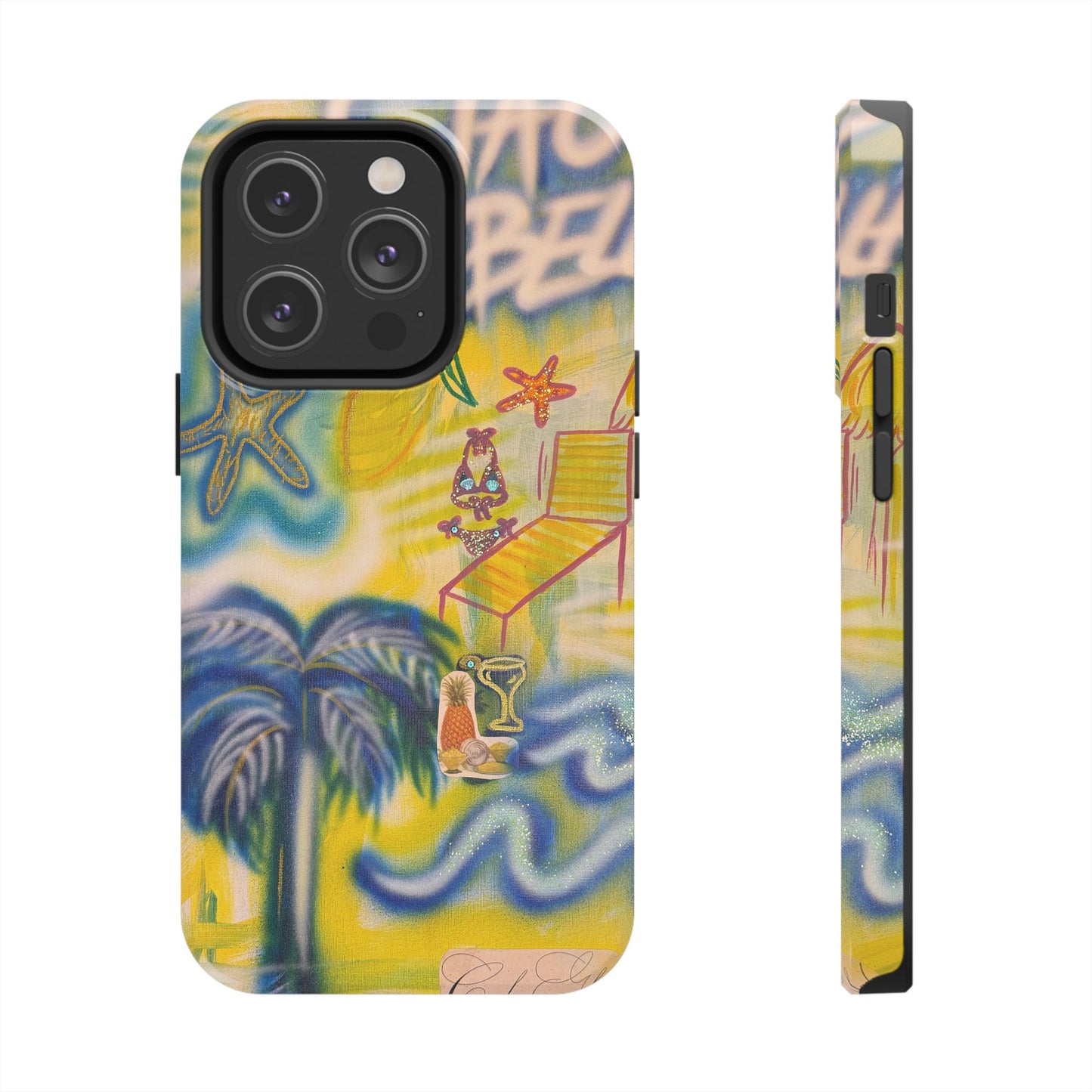 "ciao bella" airbrush iPhone case