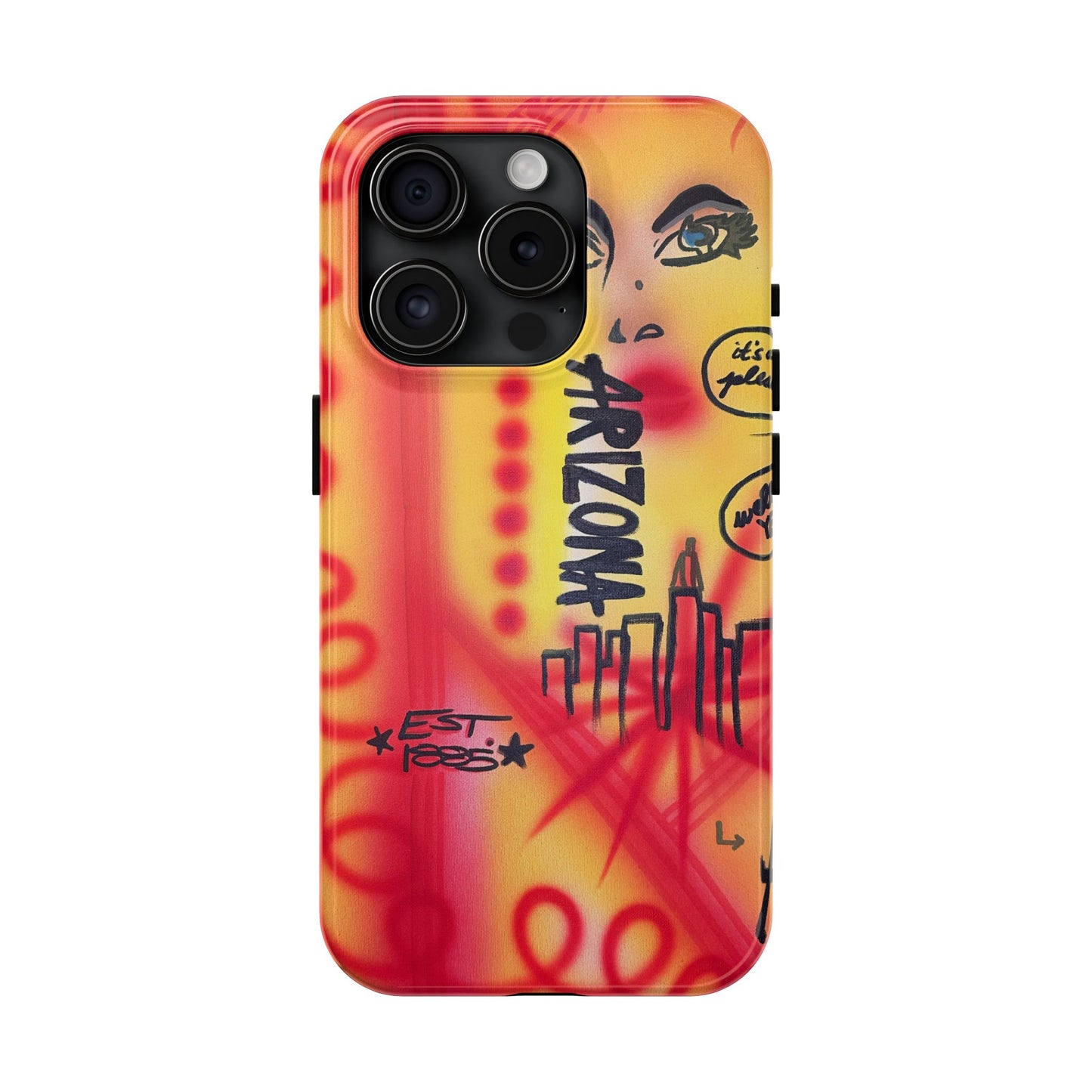 "arizona state university" airbrush iPhone case
