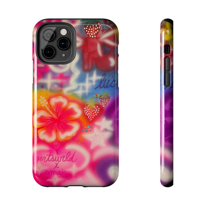 "luck and luv" airbrush iPhone case