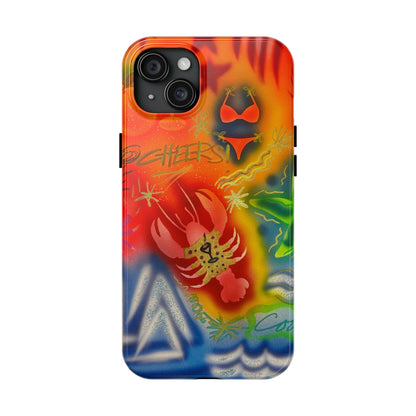 "tipsy lobster" airbrush iPhone case