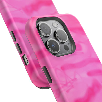 MagSafe "pink camo" airbrush iPhone case