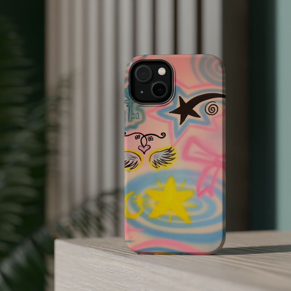 MagSafe "star energy" airbrush iPhone case