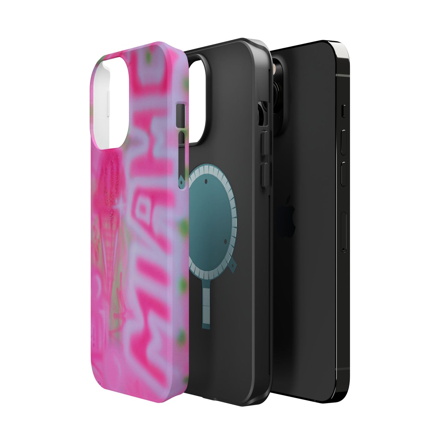 MagSafe "sunset sorbet" airbrush iPhone case