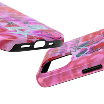 "tickled pink" airbrush iPhone case