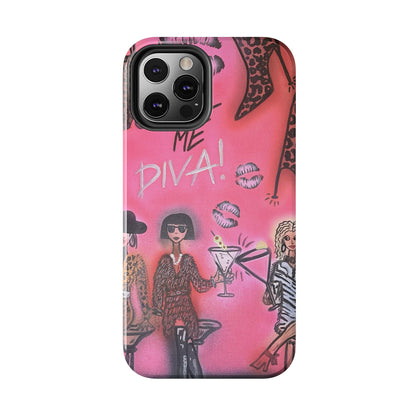 "party diva" airbrush iPhone case