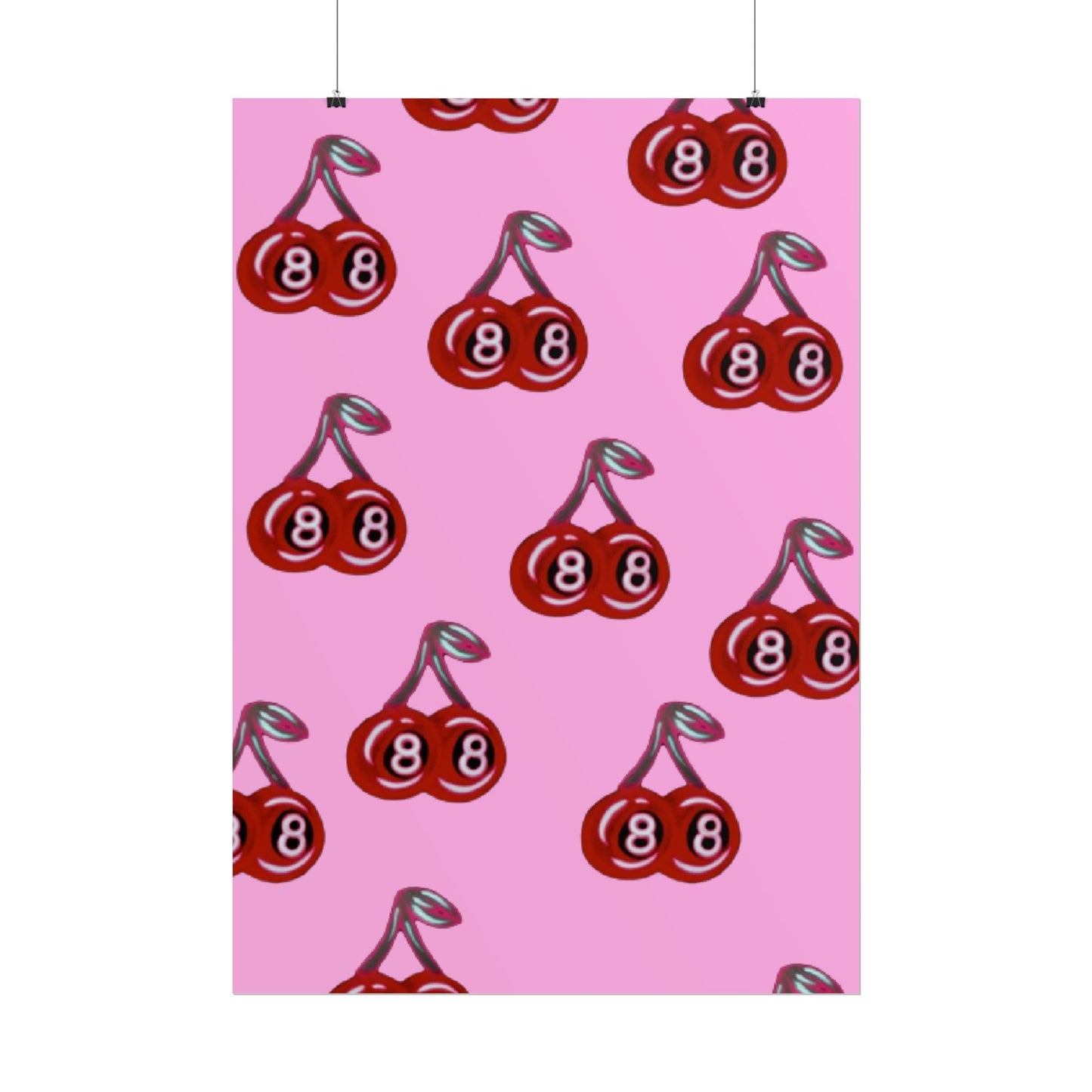 "cami cherry pink" airbrush rolled print
