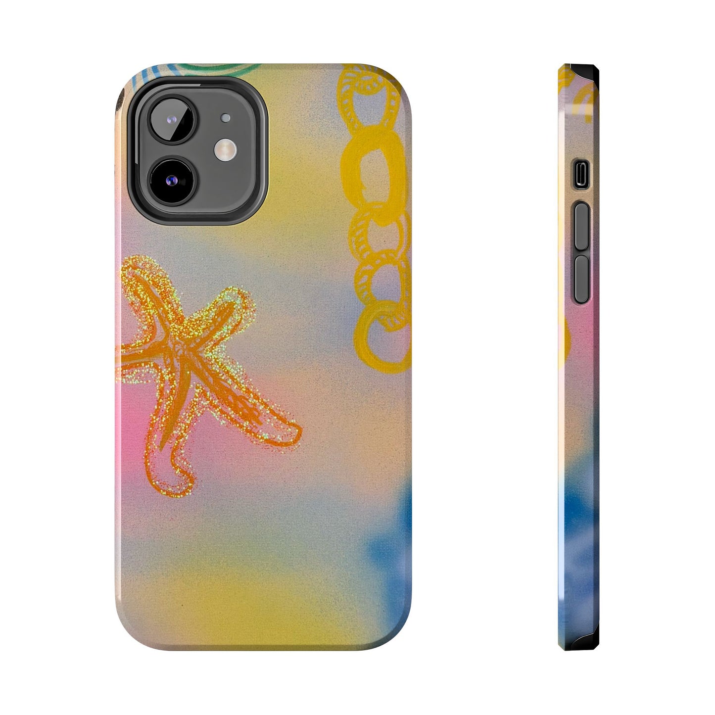 "sweet starfish" airbrush iPhone case