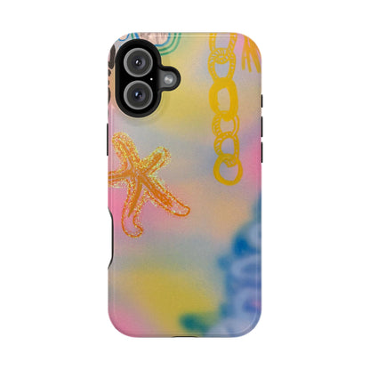 MagSafe "sweet starfish" airbrush iPhone case
