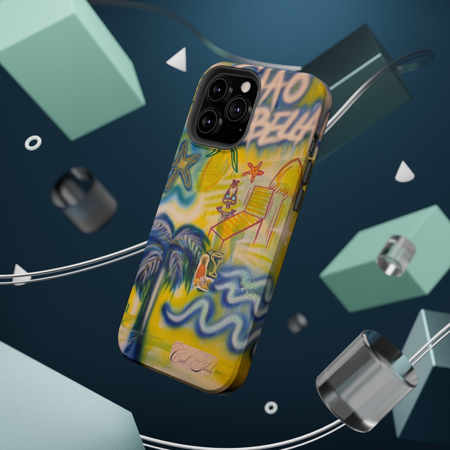 MagSafe "ciao bella" airbrush iPhone case