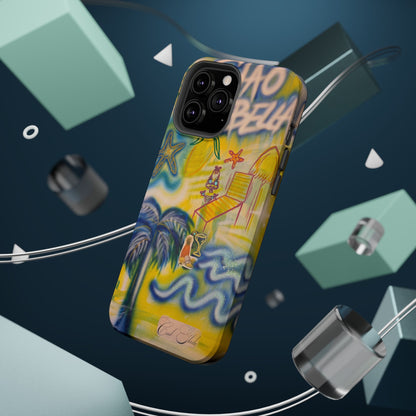 MagSafe "ciao bella" airbrush iPhone case
