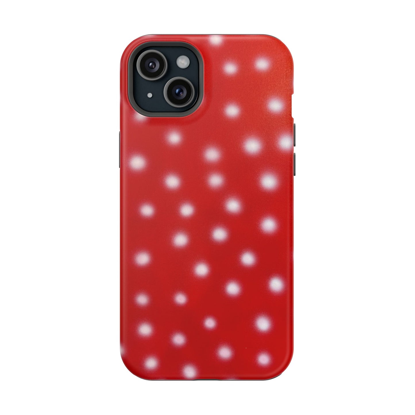 MagSafe "cherry crush polka dot" airbrush iPhone case
