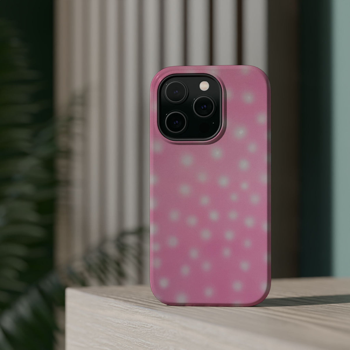 MagSafe "Erdbeerstrudel-Polkadots" Airbrush iPhone Hülle