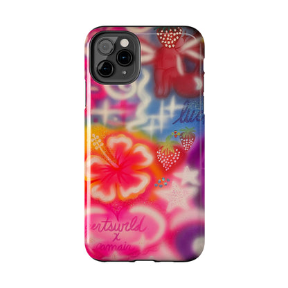 "luck and luv" airbrush iPhone case