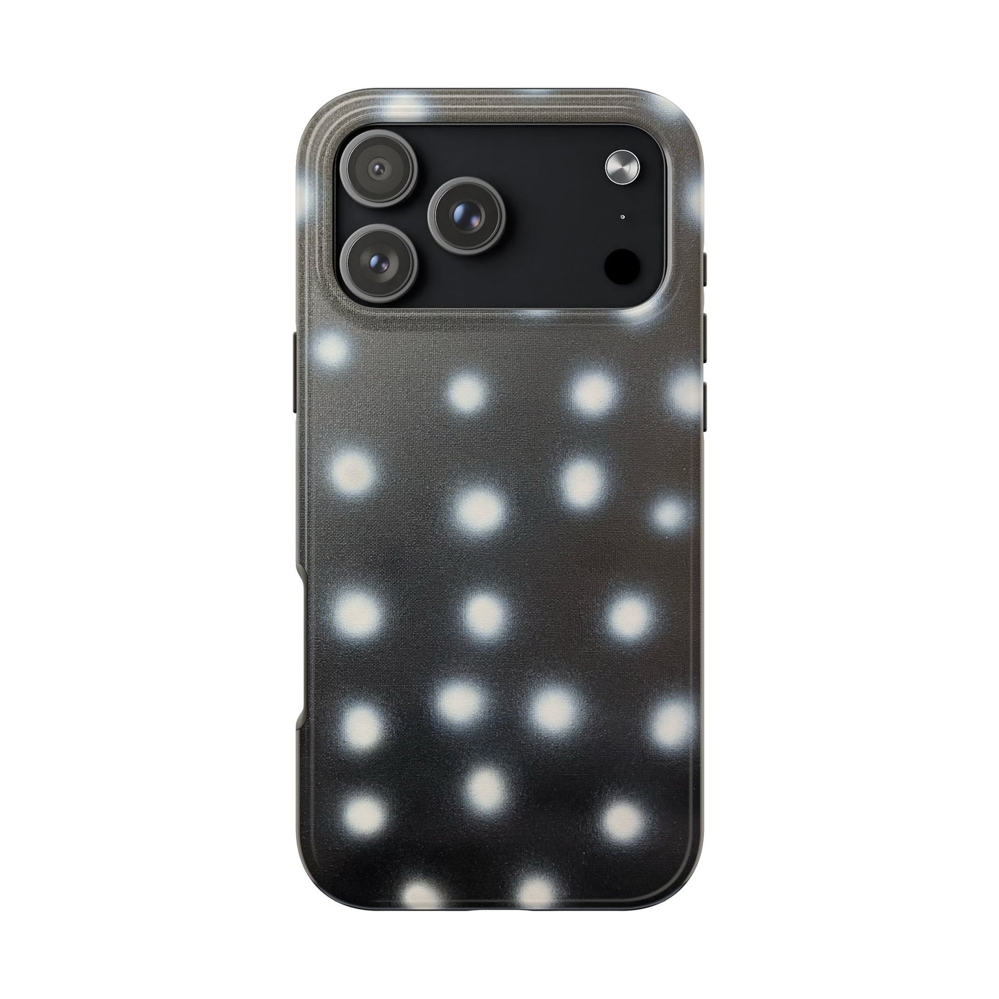 "coconut noir polka dot" airbrush iPhone case