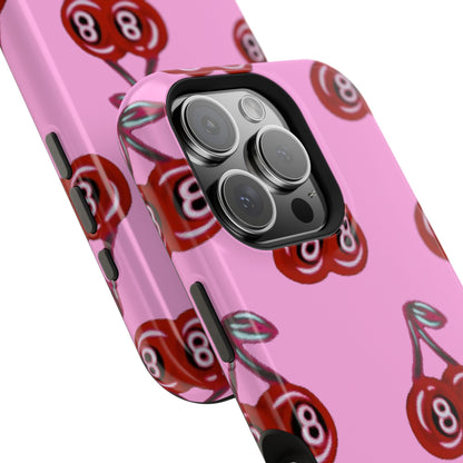 MagSafe "cami cherry pink" Airbrush iPhone Hülle