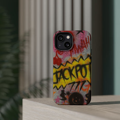 MagSafe "JACKPOT!" airbrush iPhone case
