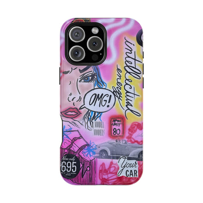 MagSafe "intellektuelle Energie" Airbrush iPhone Hülle