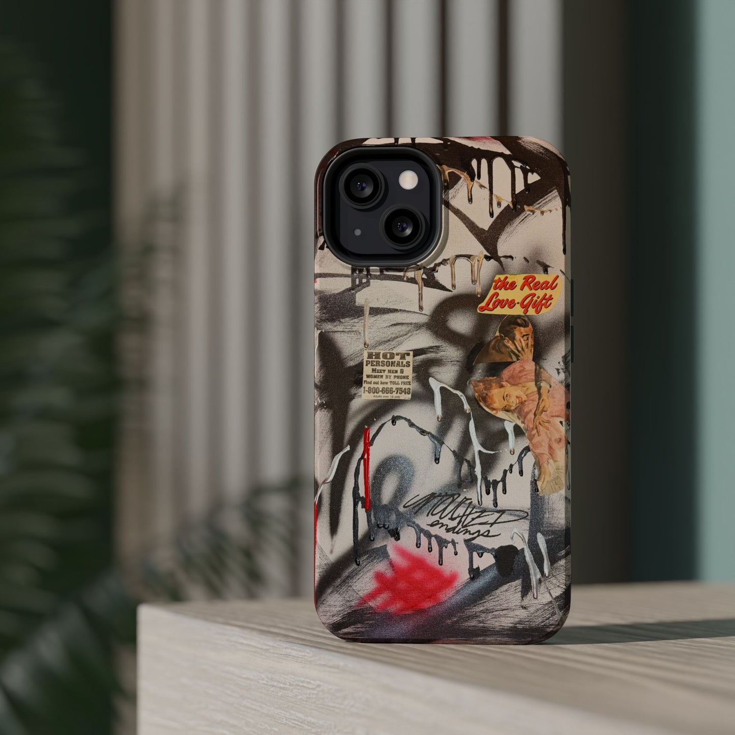 MagSafe "real love" airbrush iPhone case