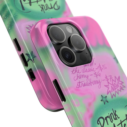 "matcha!" airbrush iPhone case