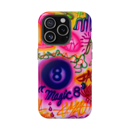 MagSafe "farbenfrohes Chaos" Airbrush-iPhone-Hülle