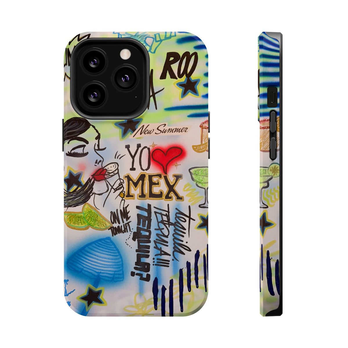 MagSafe "salted lime" airbrush iPhone case