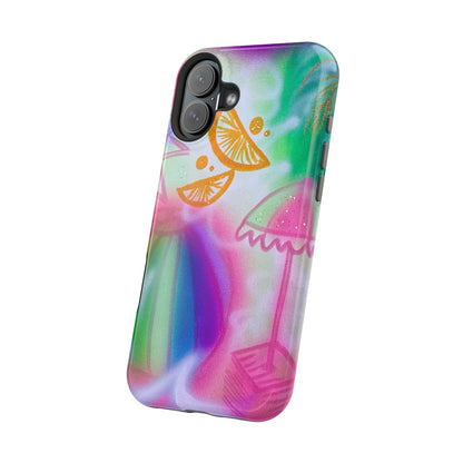 MagSafe "on the beach" airbrush iPhone case
