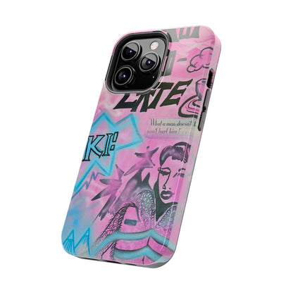 "avant le ski" airbrush iPhone case