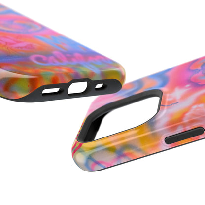 "mornings in malibu" MagSafe airbrush iPhone case