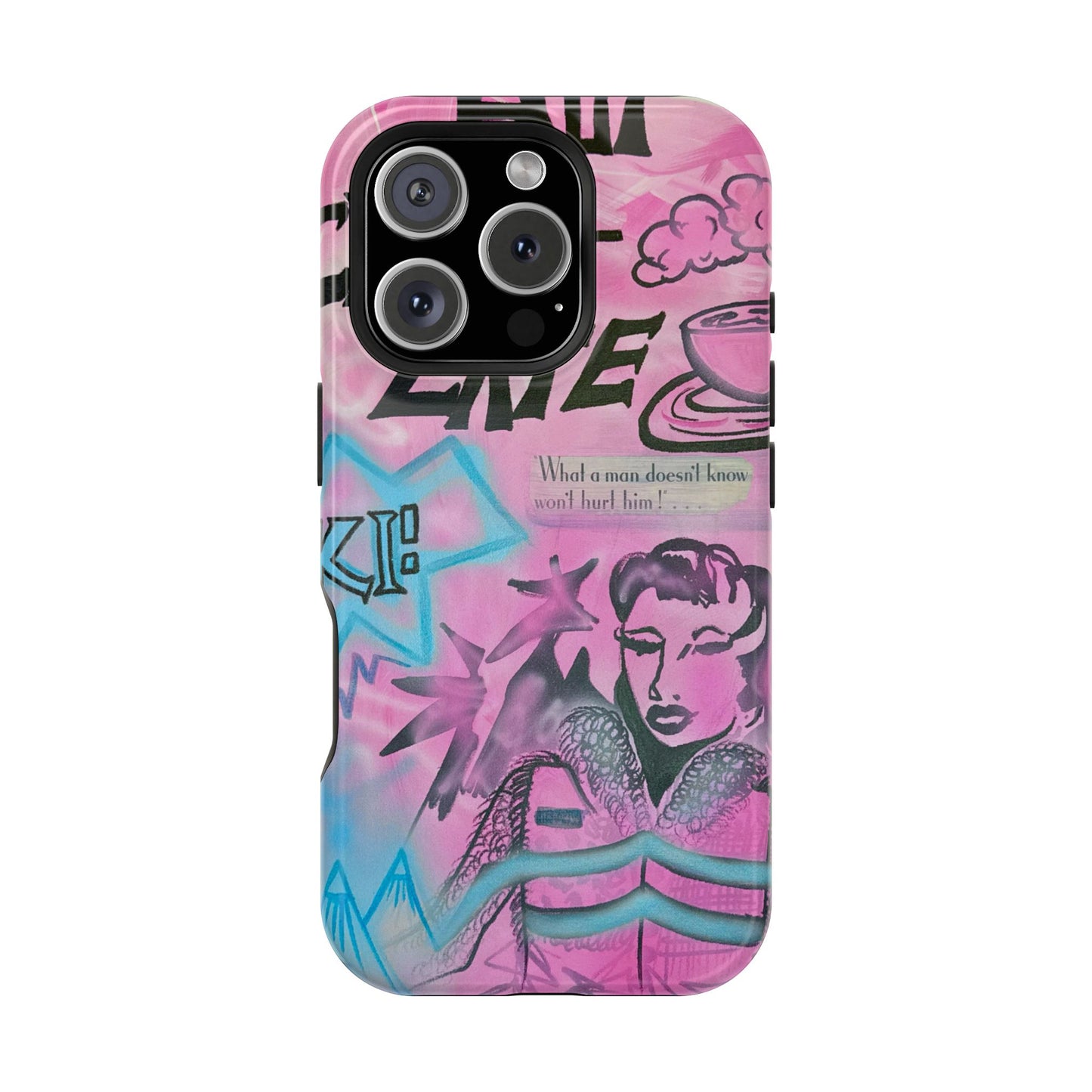 MagSafe "avant le ski" airbrush iPhone case