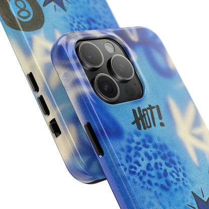 "brilliant blues" airbrush iPhone case