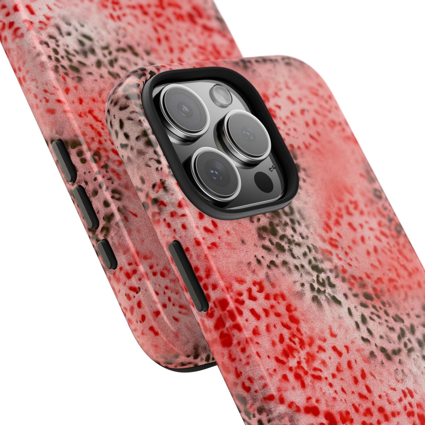 "red cheetah" airbrush iPhone case