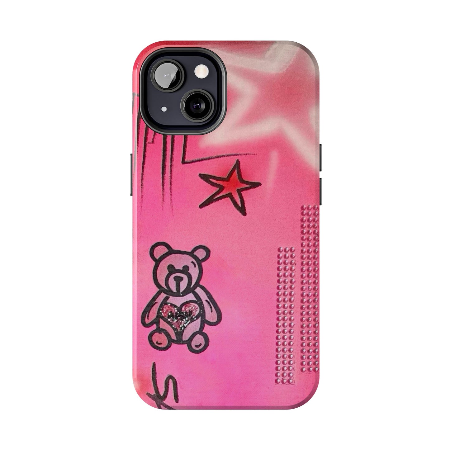 "teddy bear" airbrush iPhone case