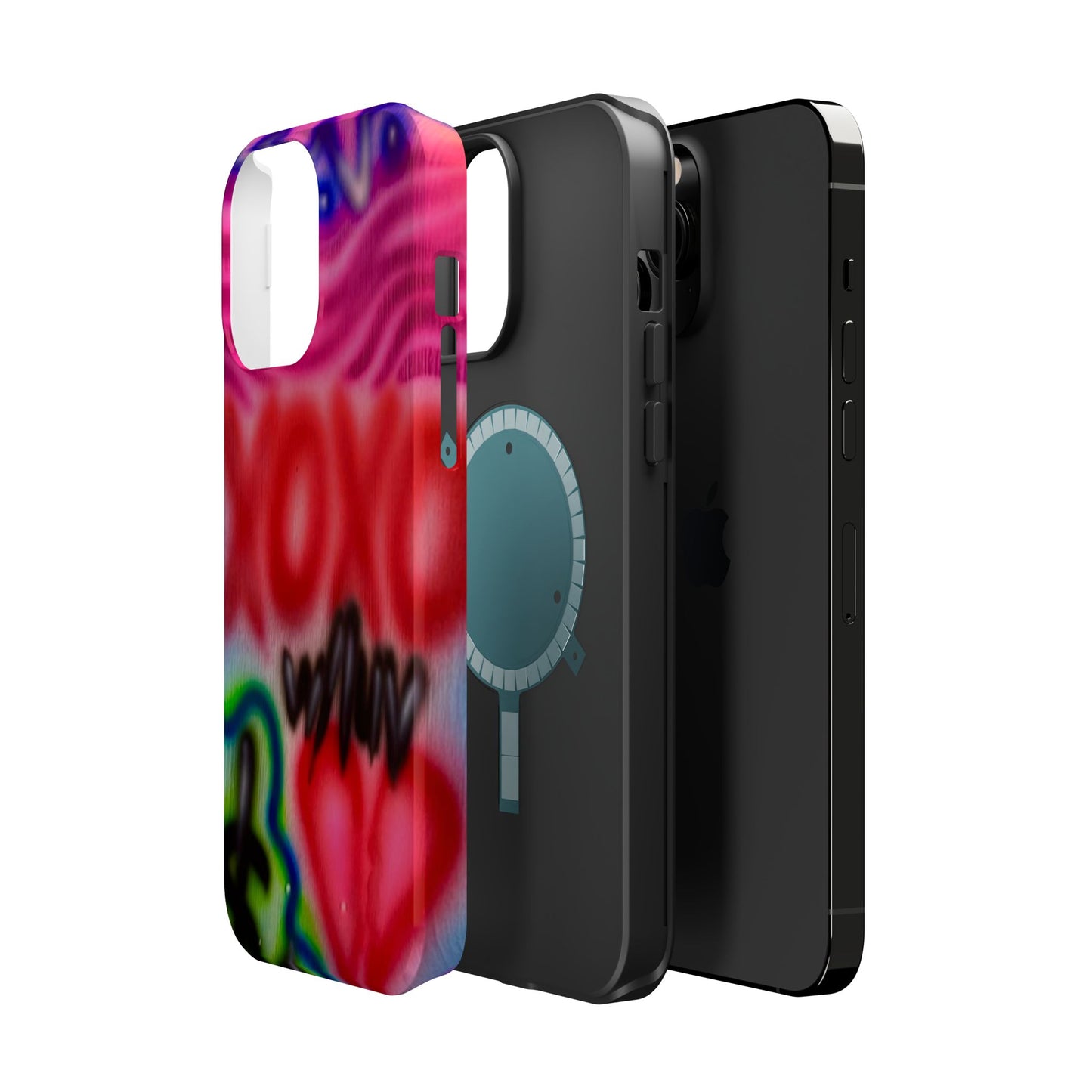 MagSafe Airbrush-iPhone-Hülle „with luv, xoxo“