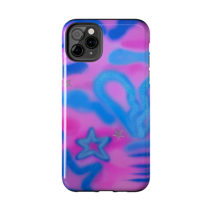 "blue camo" airbrush iPhone case