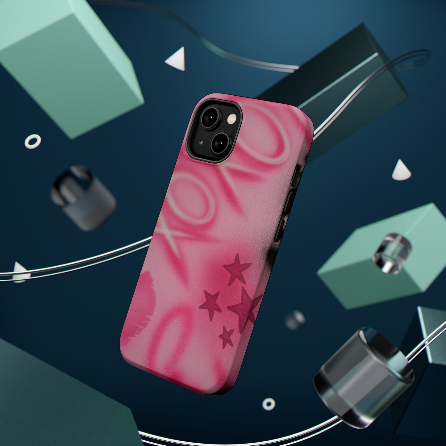 MagSafe "perfectly pink" airbrush iPhone case