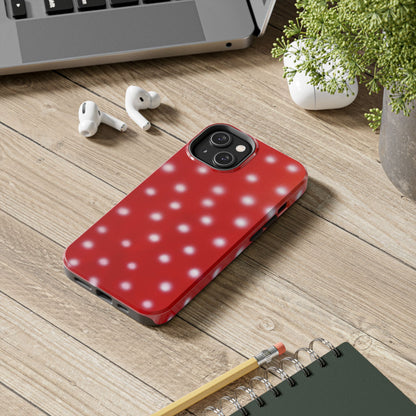 "cherry crush polka dot" airbrush iPhone case