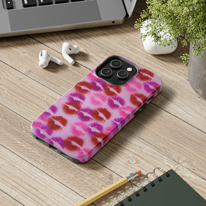 "mwah" airbrush iPhone case