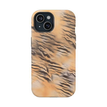 MagSafe "neutral tiger" airbrush iPhone case