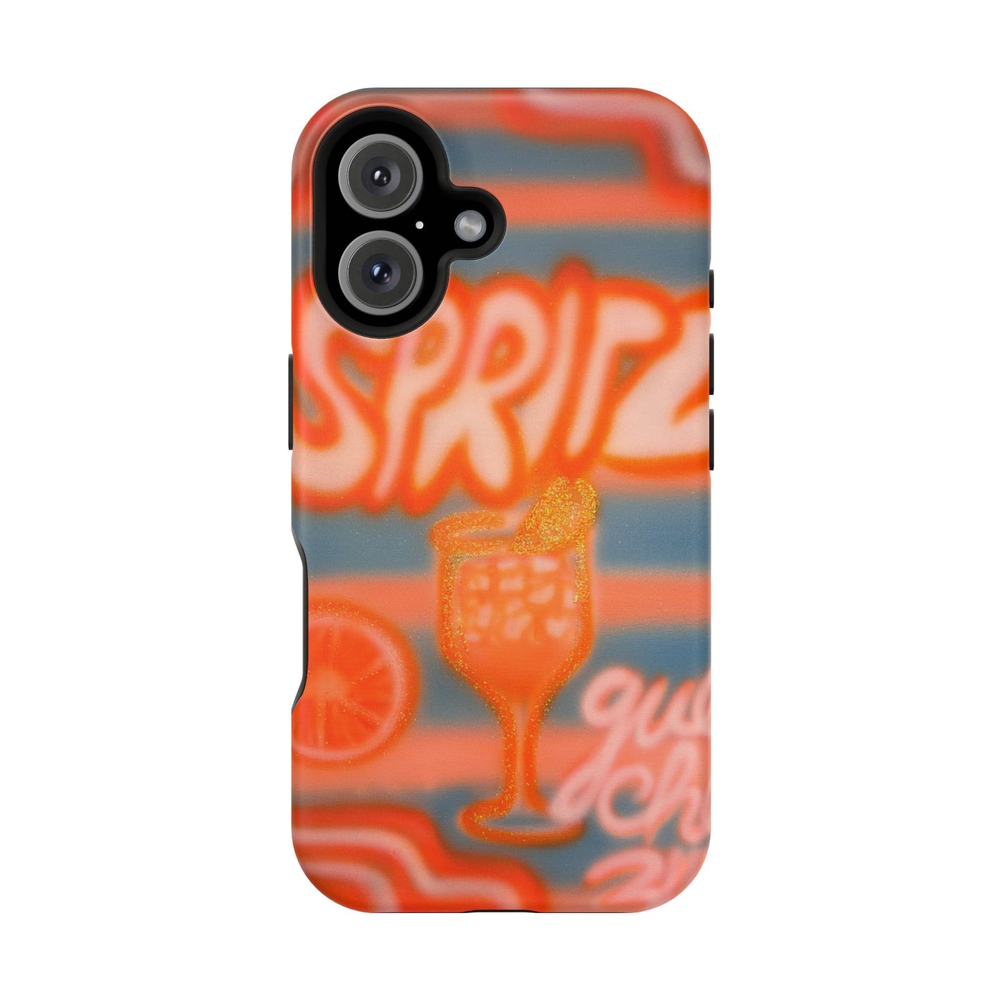 MagSafe "aperol spritz pt. 2" airbrush iPhone case