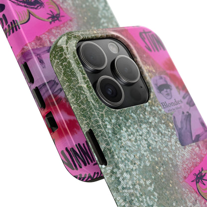 "glitter gloss" airbrush iPhone case