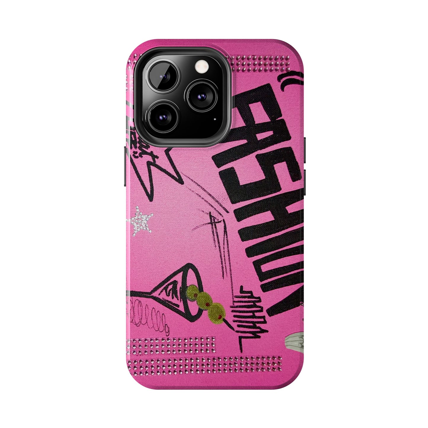 "high fashion pt. 2" airbrush iPhone case