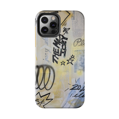 "golden glacier" airbrush iPhone case