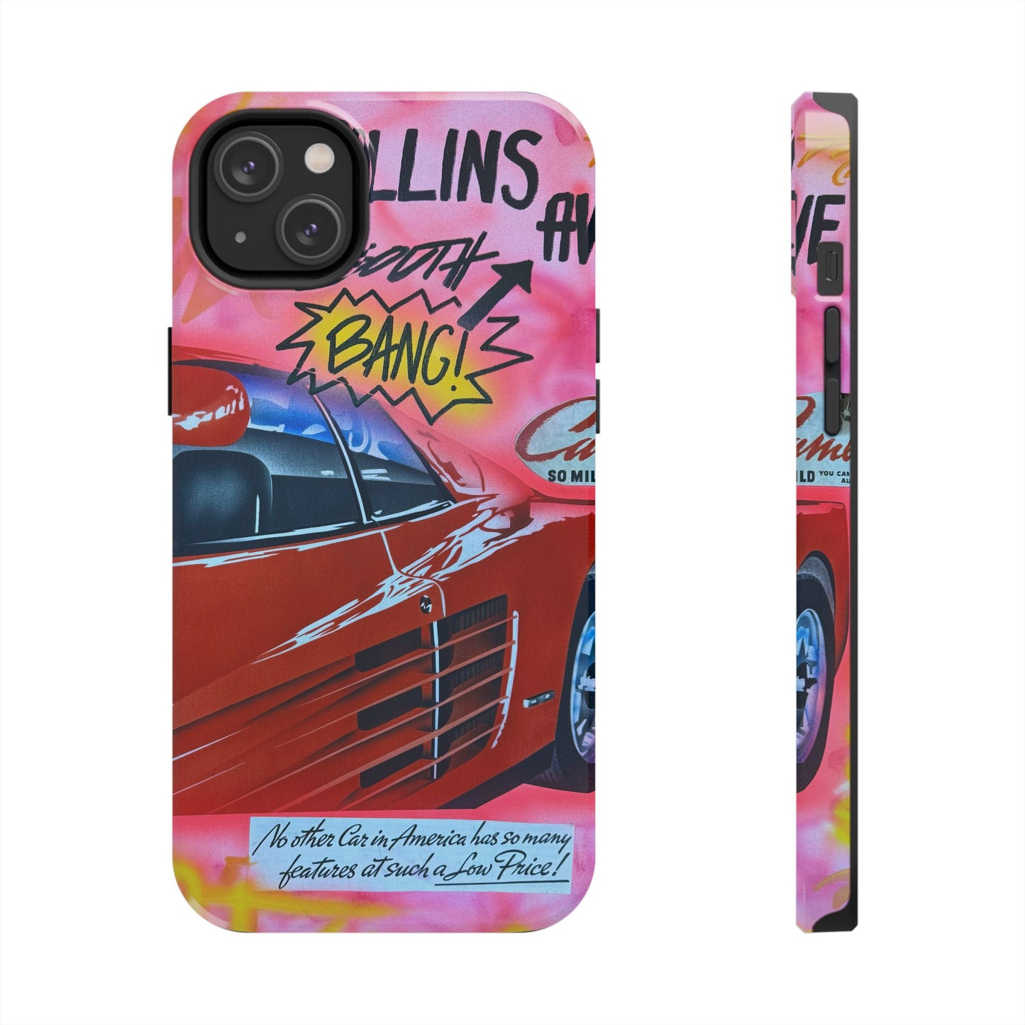"miami momentos" airbrush iPhone case