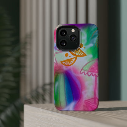MagSafe "on the beach" airbrush iPhone case