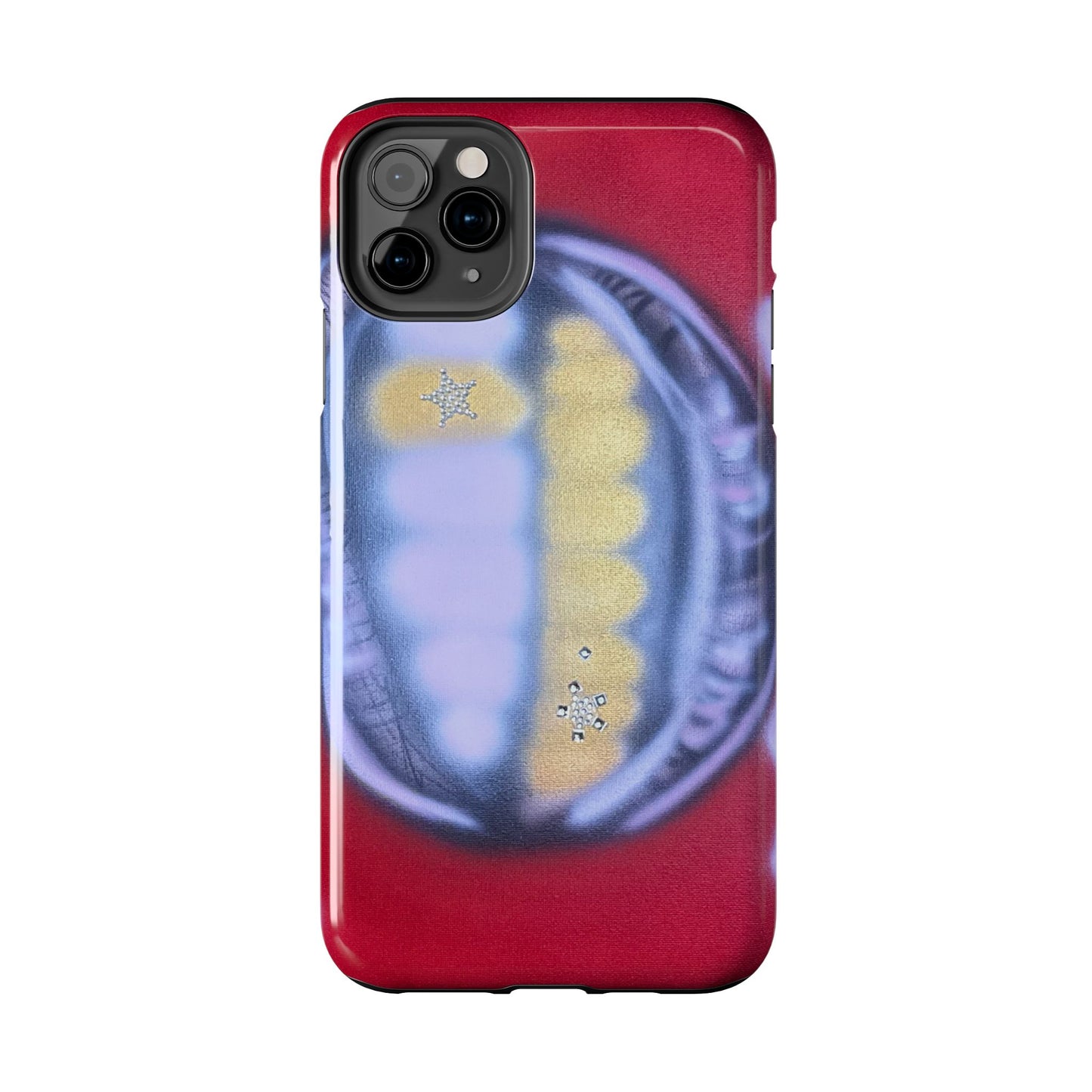 "bite me bling" airbrush iPhone case