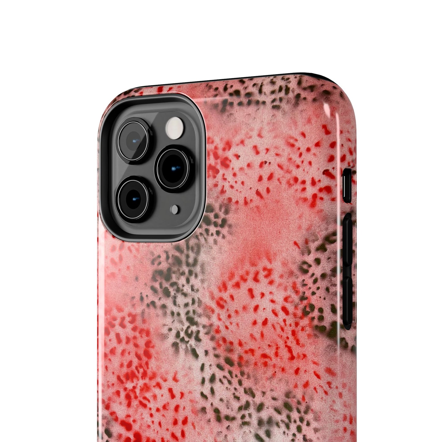 "red cheetah" airbrush iPhone case