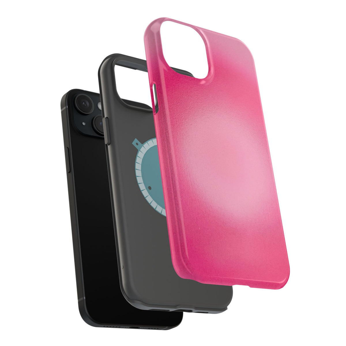 MagSafe "pinkberry" airbrush iPhone case