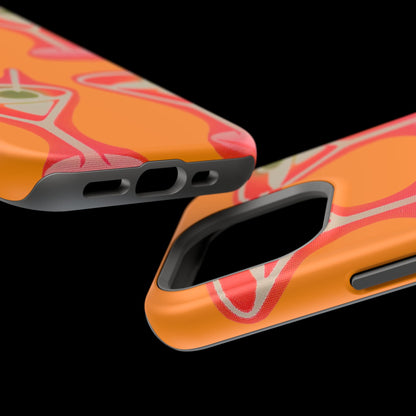 MagSafe "geschüttelt, nicht gerührt" Airbrush iPhone Hülle