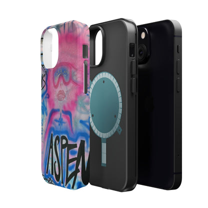 MagSafe "aspen aspirations" airbrush iPhone case