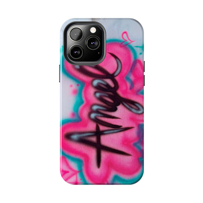 "angel" airbrush iPhone case